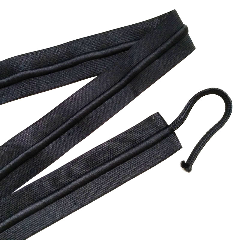 Dzianinowa taśma elastyczna ze sznurkiem w 40mm