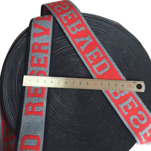 40mm Width Jacquard Elastic Bands With Stretching