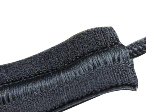 Cintura elástica con cordón de banda elástica cepillada