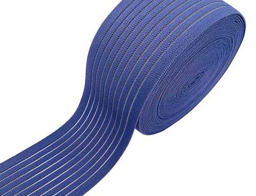 Strenth nylon elastic band for waist support belt blue