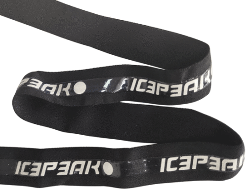 Printed Elastic Band with Transparent Linear Silione For Garments