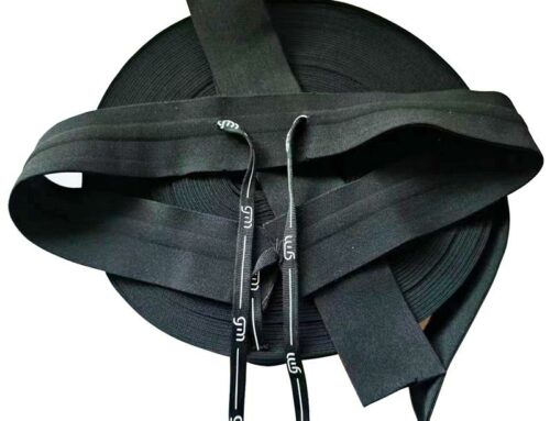 drawstring cord elastic band Y-ending waistband for sportswear